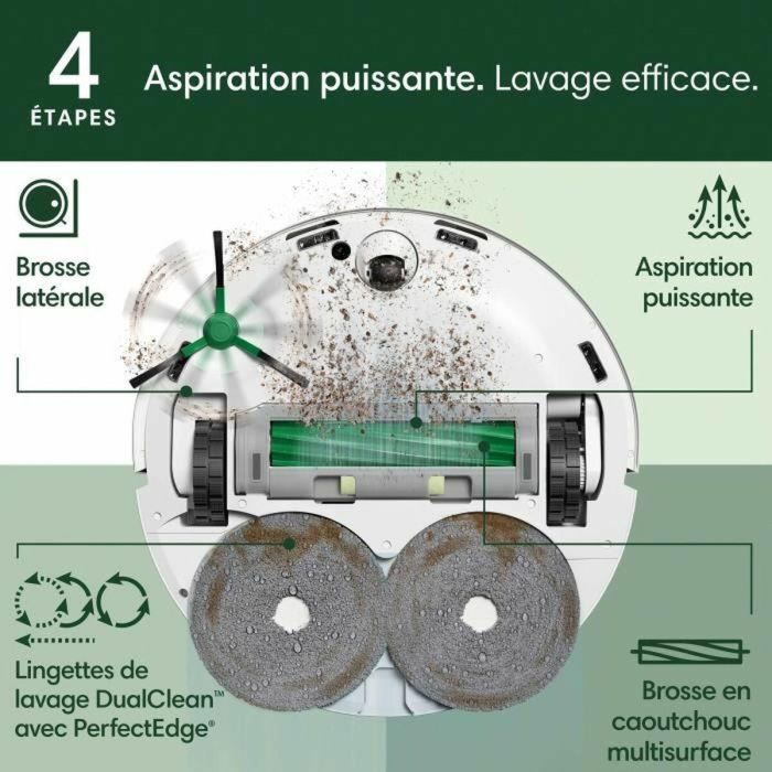 iRobot Roomba Plus 505 Combo + AutoWash - Base Multifunción - Lava y seca con aire tibio de las toallitas - PrecisionVision IA 4 iRobot Roomba Plus 505 Combo + AutoWash - Base Multifunción - Lava y seca con aire tibio de las toallitas - PrecisionVision IA 4