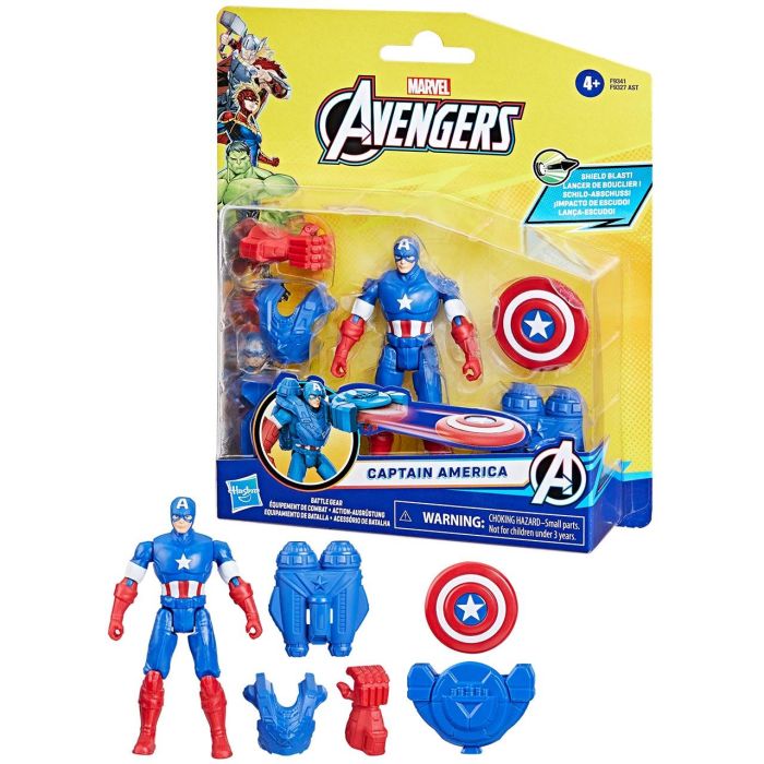 Figura Capitán América Marvel Avengers F9341 Hasbro