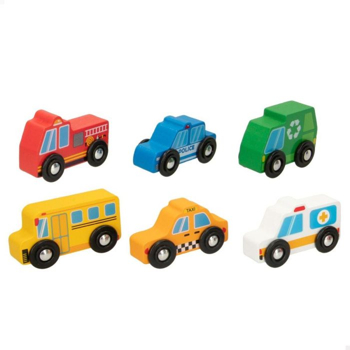 Playset de Vehículos Woomax 15 Piezas (6 Unidades) 4 Playset de Vehículos Woomax 15 Piezas (6 Unidades) 4