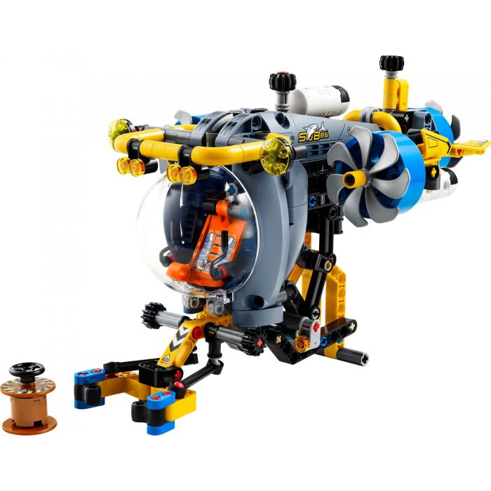 LEGO 42201 Submarino de Aguas Profundas Technic Set de Construcción con 3 Hélices y Brazo Extensible - Edad +9 Años 1 LEGO 42201 Submarino de Aguas Profundas Technic Set de Construcción con 3 Hélices y Brazo Extensible - Edad +9 Años 1