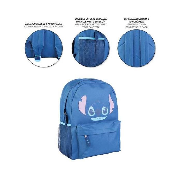 Mochila Escolar Disney Azul 30 x 41 x 14 cm 4 Mochila Escolar Disney Azul 30 x 41 x 14 cm 4