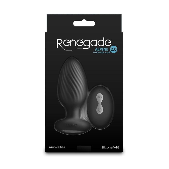Plug Vibrador Anal NS Novelties Alpine 2.0 Negro 2 Plug Vibrador Anal NS Novelties Alpine 2.0 Negro 2