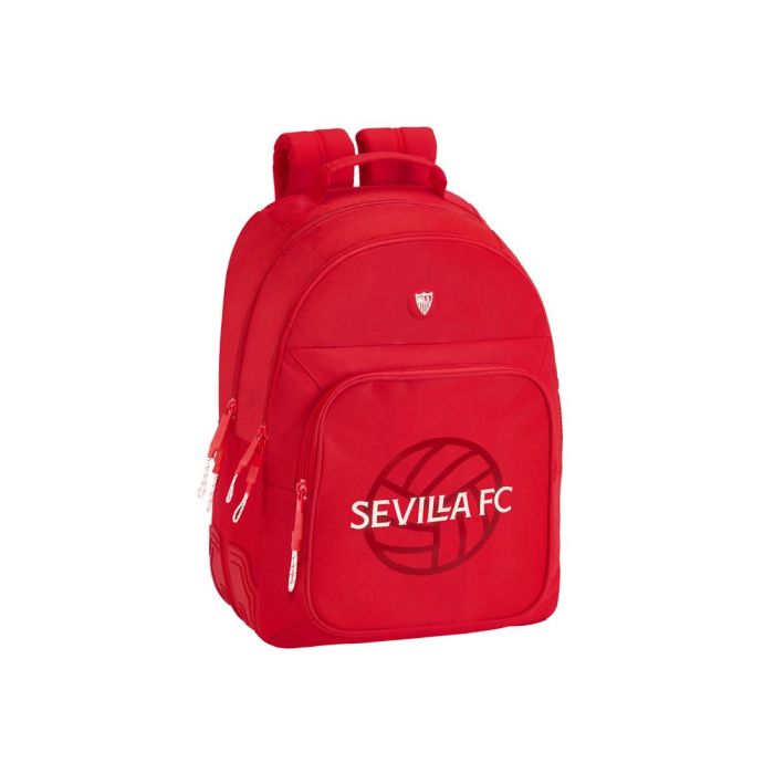 Mochila Safta Doble Con Cantoneras Adaptable A Carro Sevilla F.C. Corporativa 420x320x150 mm