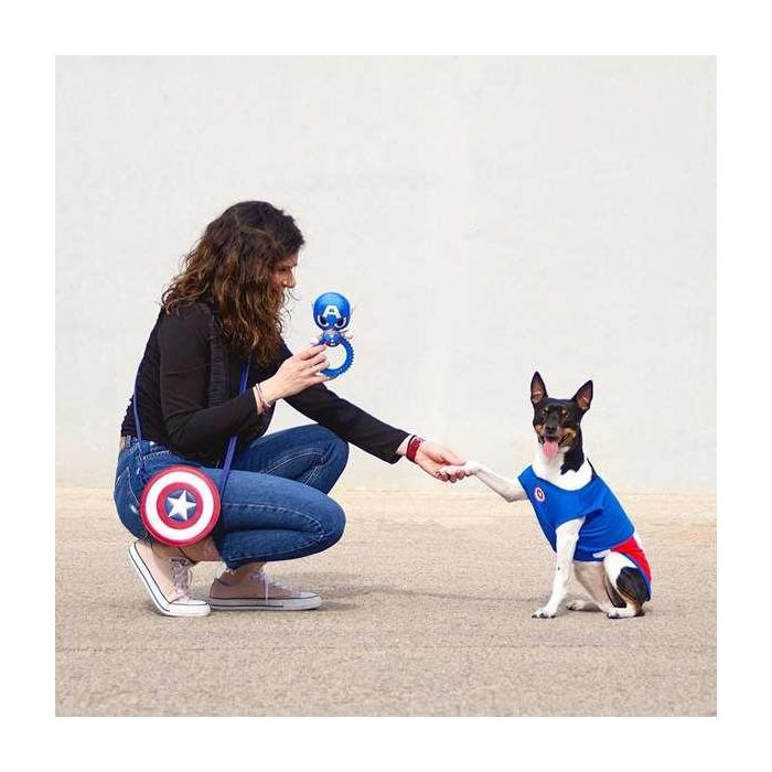 Cerdá Mordedor para Perro Avengers Capitán América Azul 7 x 10 x 20 cm 2 Cerdá Mordedor para Perro Avengers Capitán América Azul 7 x 10 x 20 cm 2