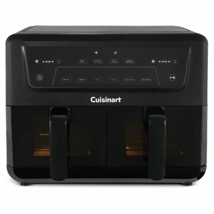 Cuisinart Freidora de Aire AFD10XBLE, Doble Tanque, Negra, Capacidad 10,4 L, 2400 W 0 Cuisinart Freidora de Aire AFD10XBLE, Doble Tanque, Negra, Capacidad 10,4 L, 2400 W 0