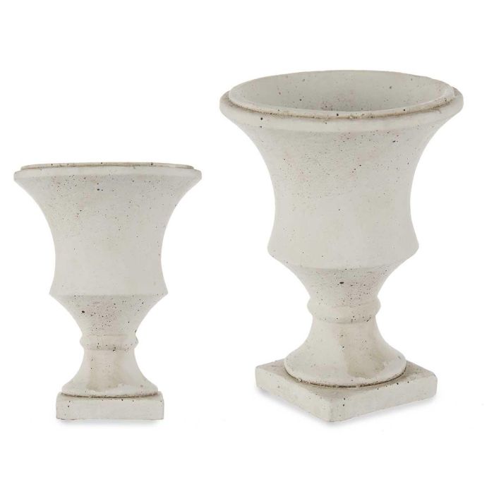 Macetero Copa Cemento Pequeño Ibergarden 15X19CM (12 Unidades) Macetero Copa Cemento Pequeño Ibergarden 15X19CM (12 Unidades)