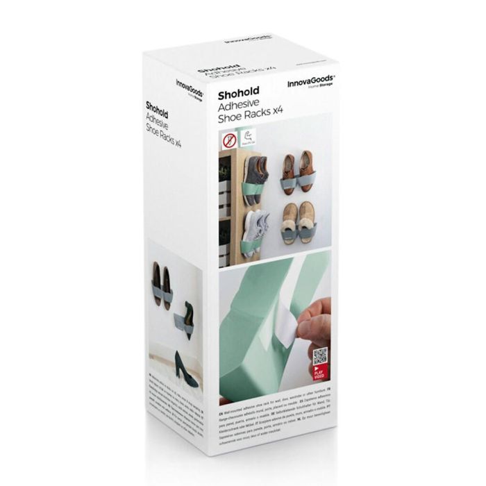 Zapateros Adhesivos Shohold InnovaGoods Pack de 4 uds 3 Zapateros Adhesivos Shohold InnovaGoods Pack de 4 uds 3