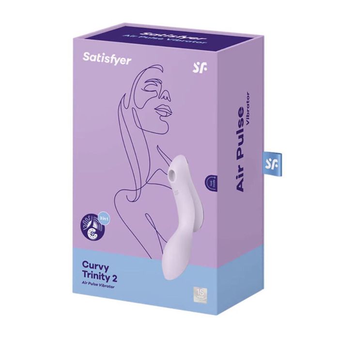 Satisfyer Curvy trinity 2 vibrador de aire violeta