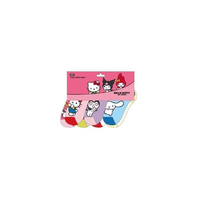 Cerdá Pack Calcetines Tobillero Hello Kitty Talla Calzado 31-34 Modelos Surtidos 0 Cerdá Pack Calcetines Tobillero Hello Kitty Talla Calzado 31-34 Modelos Surtidos 0