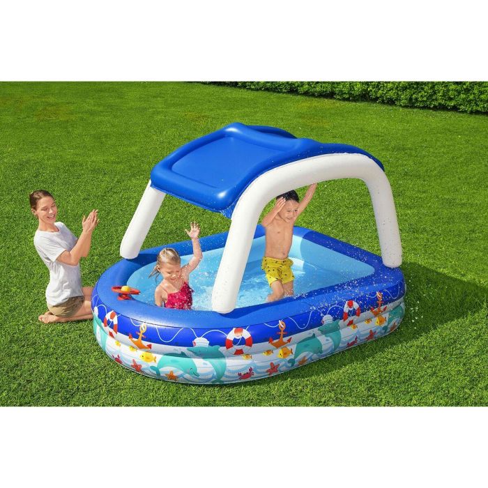 Bestway Piscina Hinchable Infantil Techo Desmontable Barco con Volante 213x155x132 cm +3 Años Jardin 54370 12 Bestway Piscina Hinchable Infantil Techo Desmontable Barco con Volante 213x155x132 cm +3 Años Jardin 54370 12