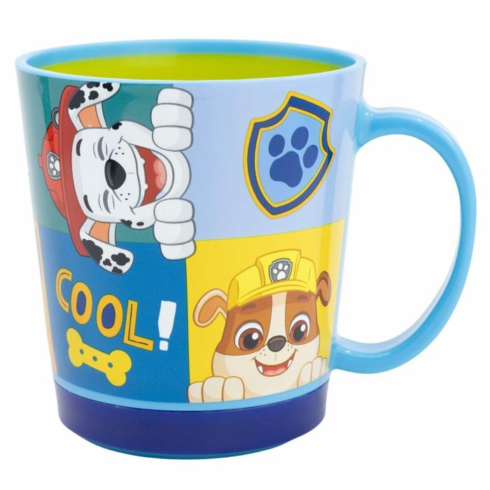 Taza antivuelco paw patrol boy hi there 410 ml