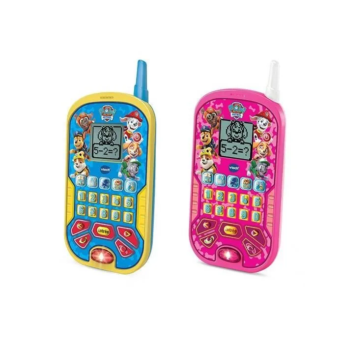 Vtech Paw Patrol El Smartphone Educativo Azul Idioma Francés para Niños con Actividades Lúdicativas de Números, Lógica y Más