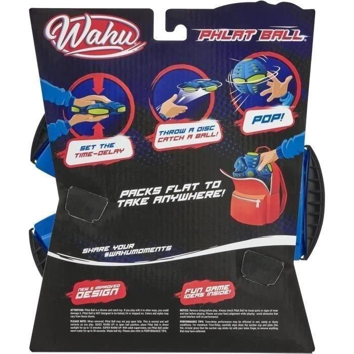 Pelota Wahu Phlat Clásica Azul 3