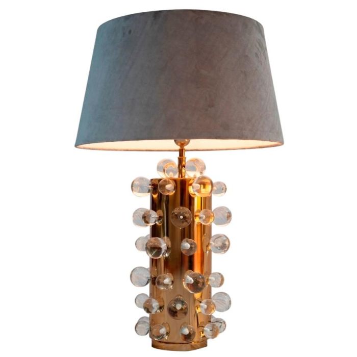 Lampara Sobremesa Item Home DKD Home Decor Dorado 50 x 82 x 50 cm Lampara Sobremesa Item Home DKD Home Decor Dorado 50 x 82 x 50 cm