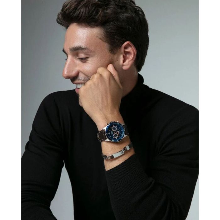 Pulsera Hombre Viceroy 15170P01011 Plata de ley 925 Negro 2