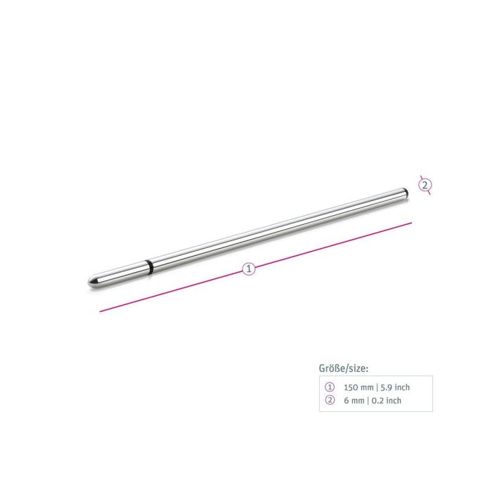 Estimulador Uretral de Aluminio Mystim MS46190 Plateado 10