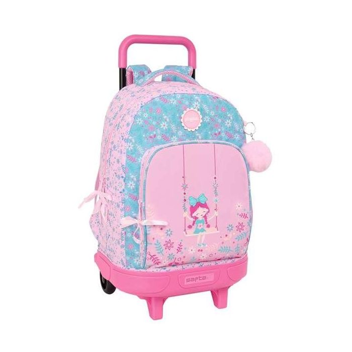 Mochila Safta Grande Con Ruedas Compact Extraible Glowlab Kids Swing 450x330x220 mm Mochila Safta Grande Con Ruedas Compact Extraible Glowlab Kids Swing 450x330x220 mm