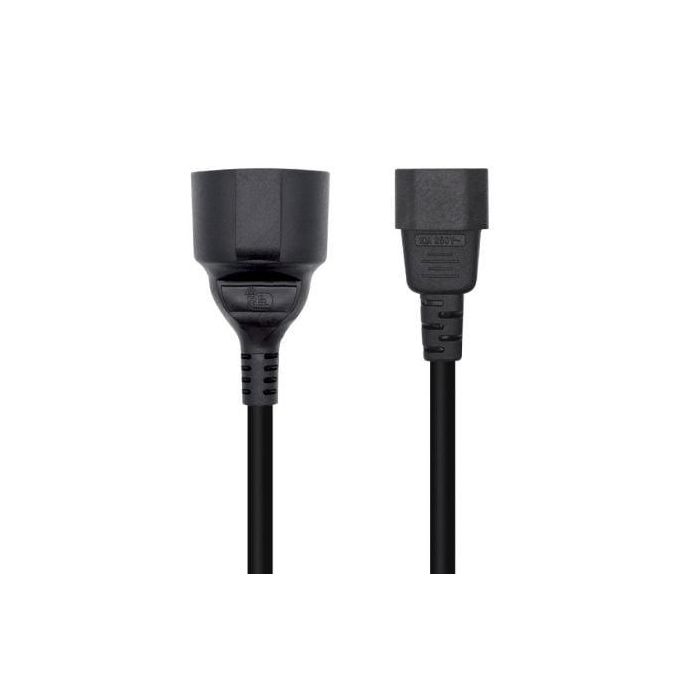 Aisens Cable de Alimentación 16A C14-M a CEE7-H 25 cm Negro 1 Aisens Cable de Alimentación 16A C14-M a CEE7-H 25 cm Negro 1