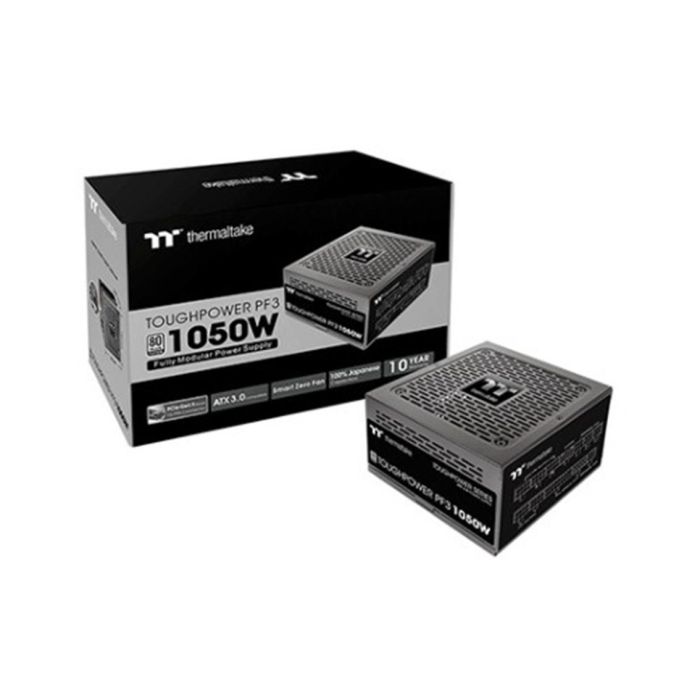 Thermaltake Toughpower PF3 Fuente Alimentación 1050W ATX 3.0 80 Plus Platinum Modular para PC 0 Thermaltake Toughpower PF3 Fuente Alimentación 1050W ATX 3.0 80 Plus Platinum Modular para PC 0