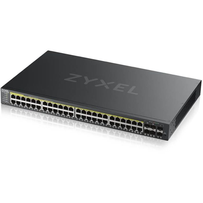 Zyxel GS2220-50HP-EU0101F Switch Gestionado L2 Gigabit Ethernet PoE 48 Puertos + 2P Combo SFP Montaje en Rack 3 Zyxel GS2220-50HP-EU0101F Switch Gestionado L2 Gigabit Ethernet PoE 48 Puertos + 2P Combo SFP Montaje en Rack 3