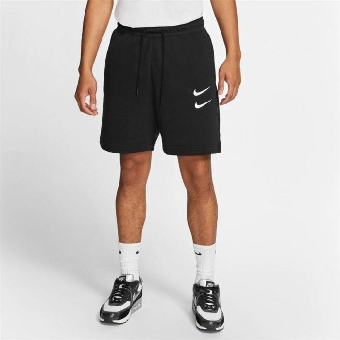 Pantalones Cortos Deportivos para Hombre Nike Sportswear Swoosh Negro 7