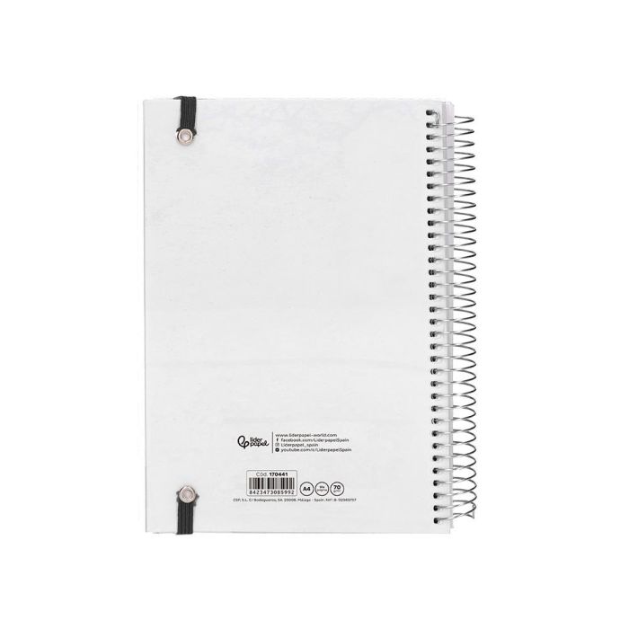 Agenda Espiral Liderpapel Tinos A4 2025 Personalizable Dia Pagina Papel 70 gr 2