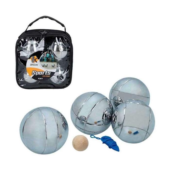 Juego petanca metal 4 bolas en maletin. 16x7x17cm 3 Juego petanca metal 4 bolas en maletin. 16x7x17cm 3