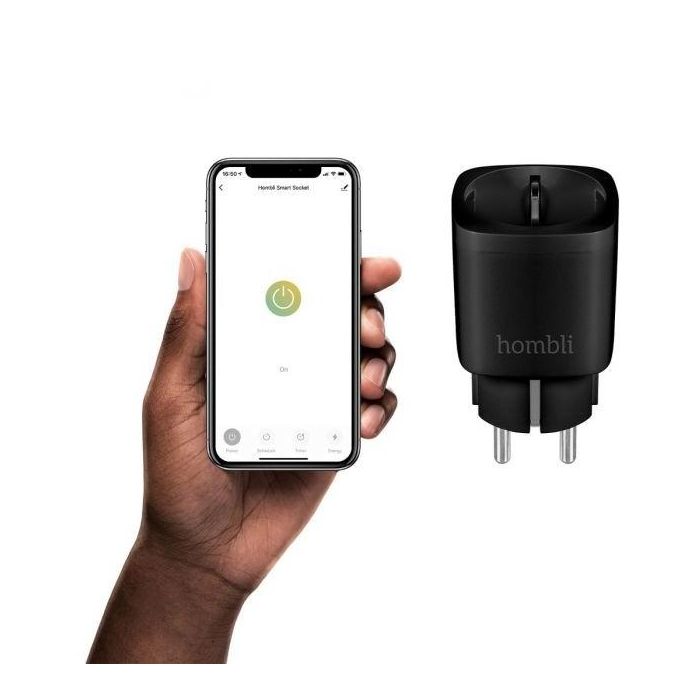 Hombli smarte Steckdose EU. schwarz 2 Hombli smarte Steckdose EU. schwarz 2