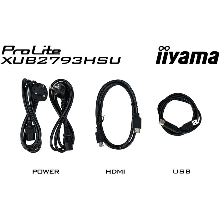 iiyama XUB2793HSU-B6 Monitor ProLite 27" FHD IPS 100Hz 1ms HDMI DP Pivot VESA Altavoces Negro 4 iiyama XUB2793HSU-B6 Monitor ProLite 27" FHD IPS 100Hz 1ms HDMI DP Pivot VESA Altavoces Negro 4