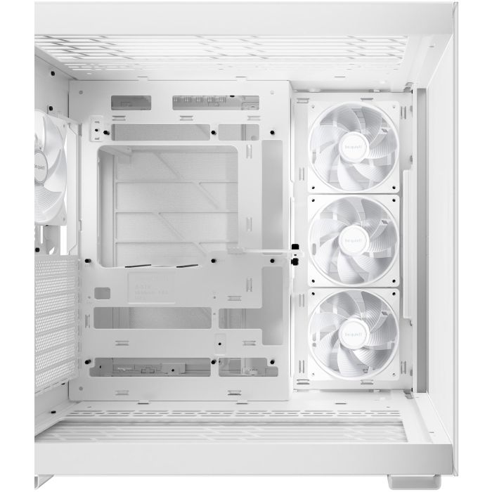 be quiet! Light Base 600 LX White Midi Tower PC con Ventana Lateral, Iluminación ARGB, para Placas Base ATX, micro ATX, Mini-ITX 7