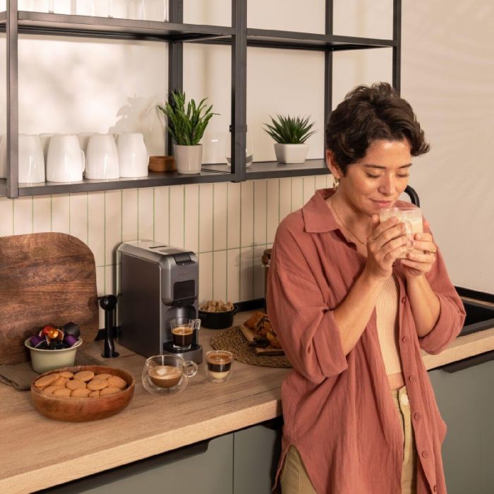 Cafetera de Cápsulas Cecotec FreeStyle Compact Black 1350 W 20 bar 800 ml 1