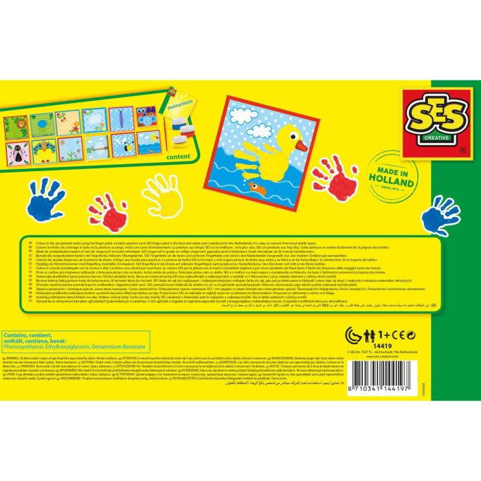 Ses Creative MY FIRST Kit de Arte para Niños Mi Primera Obra de Arte con Pintura para Huellas de Mano y Pie en Tarjetas Impresas 5 Ses Creative MY FIRST Kit de Arte para Niños Mi Primera Obra de Arte con Pintura para Huellas de Mano y Pie en Tarjetas Impresas 5