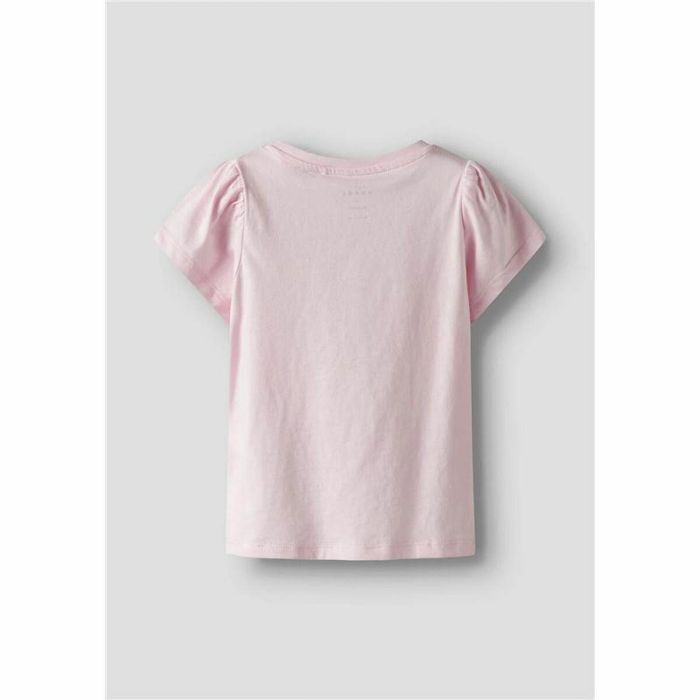 Camiseta de Manga Corta Infantil Name It Nmfvibeke Capsl Ballerina Rosa 1
