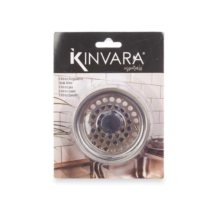 Filtro de Fregadero Kinvara Acero Inoxidable 8.5x3x8.5 cm (24 Unidades) 2