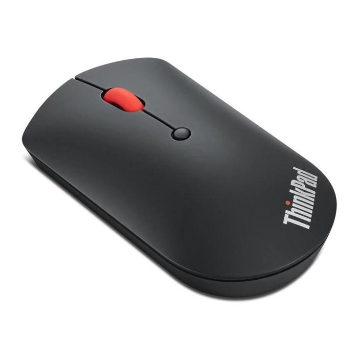 Lenovo ThinkPad Bluetooth Silent Mouse, Inalámbrico, Silencioso, 2400 DPI Ajustable, Bluetooth 5.0, Multi-Dispositivo, Sensor Óptico, Negro 1 Lenovo ThinkPad Bluetooth Silent Mouse, Inalámbrico, Silencioso, 2400 DPI Ajustable, Bluetooth 5.0, Multi-Dispositivo, Sensor Óptico, Negro 1