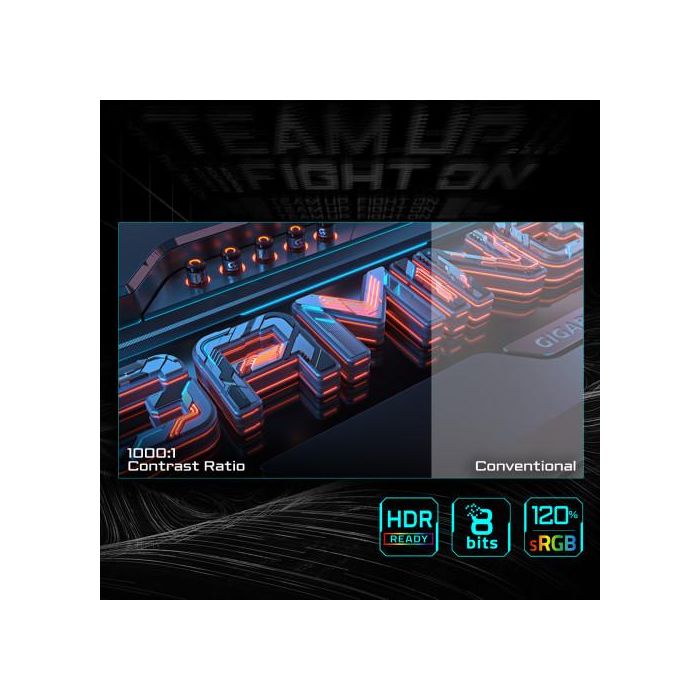 Gigabyte GS25F2 Monitor Gaming 25" FHD 1920x1080 200Hz 1ms HDR10 20VM0-GS25F2BM-1EKS 8