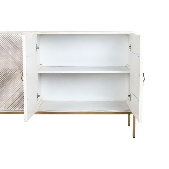 Buffet Tradicional DKD Home Decor Blanco Dorado 40 x 90 x 170 cm 3