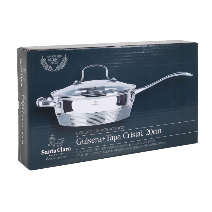 Santa Clara Guisera con Tapa 20 cm (6 Unidades) 5