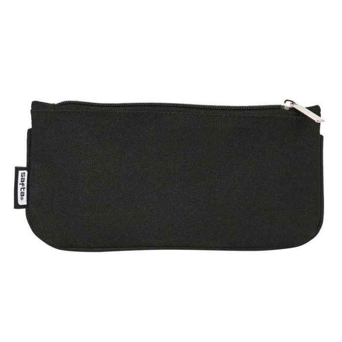 Bolsa para lapices plano negro 23x11x1cm 1 Bolsa para lapices plano negro 23x11x1cm 1