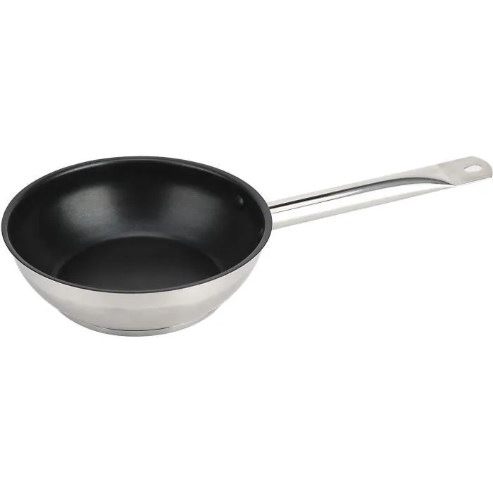 Baumalu BAU3216383527301 Juego de 3 Sartenes Gastronomía Acero Inoxidable 20/24/28 cm 3