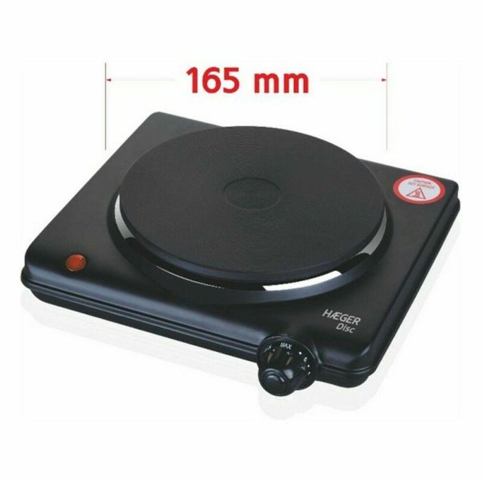 Placa Eléctrica de Cocción Haeger HP-01B.012A 1500 W Negro Multicolor 2