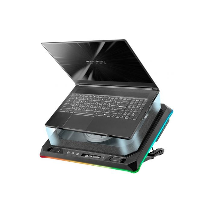 Soporte Refrigerante Mars Gaming MNBC-ULTRA para Portátiles hasta 18"/ Iluminación LED 1 Soporte Refrigerante Mars Gaming MNBC-ULTRA para Portátiles hasta 18"/ Iluminación LED 1