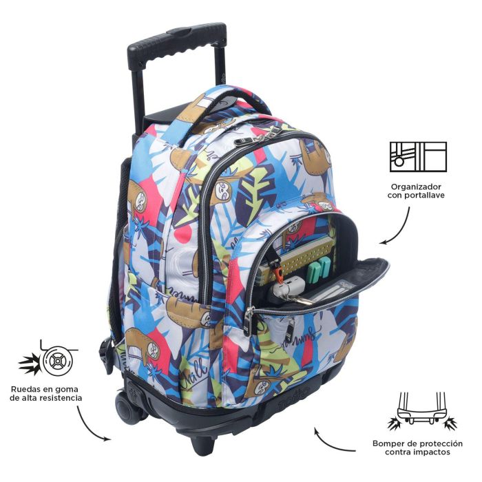 Totto Mochila Renglones con ruedas 26L - MA03ECO006-2416P-6YB 4