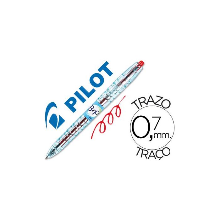 Boligrafo Pilot Gel B2P Rojo 10 unidades