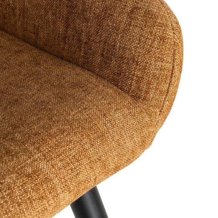 Taburete Marrón Tejido-Metal Salón 47 X 47 X 93 cm