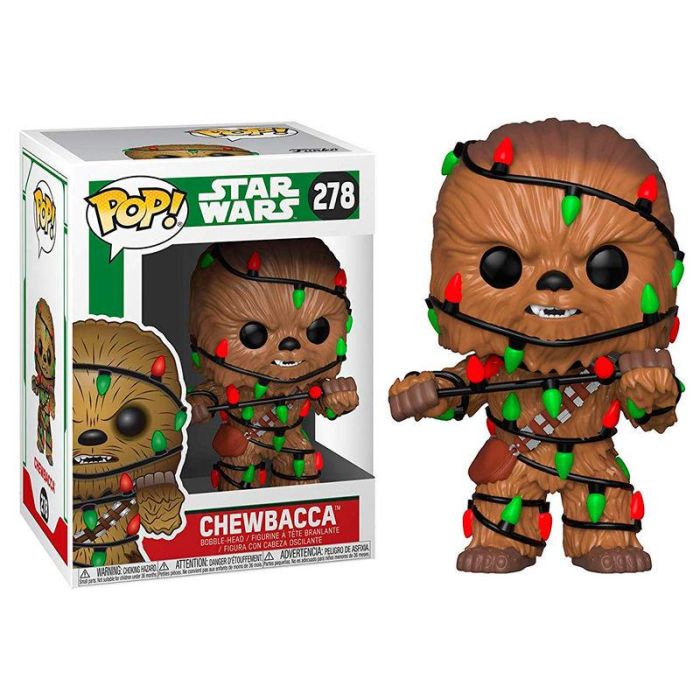 Figura POP Star Wars Holiday Chewie with Lights 1