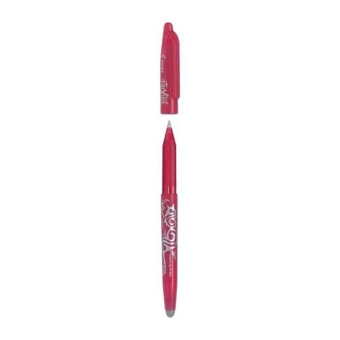 PILOT FriXion Ball Bolígrafo Borrable Rosa Punta Media 0.35mm con Capuchón - 1 Pieza
