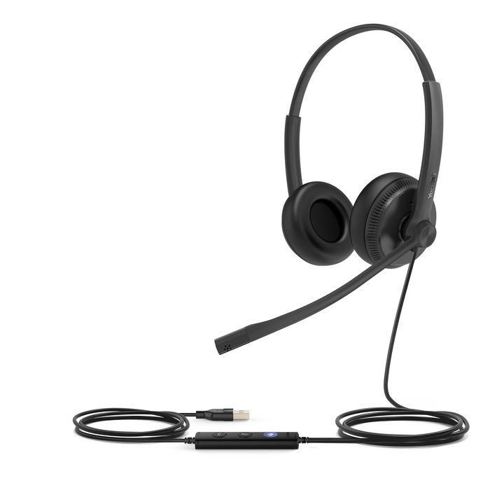 Auriculares con Micrófono Yealink UH34 DUAL TEAMS Negro 2 Auriculares con Micrófono Yealink UH34 DUAL TEAMS Negro 2