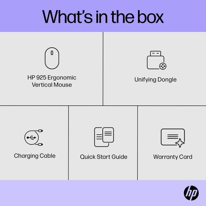 HP Ratón Ergonómico Vertical Inalámbrico Bluetooth/2.4GHz 6H1A5AA Negro 4 HP Ratón Ergonómico Vertical Inalámbrico Bluetooth/2.4GHz 6H1A5AA Negro 4