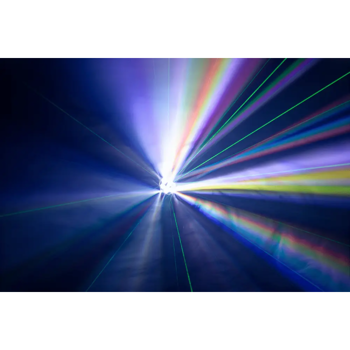 ALGAMLIGHT Luz Led Wash 6 x 15W Rgbw + Láser Verde 200Mw 8